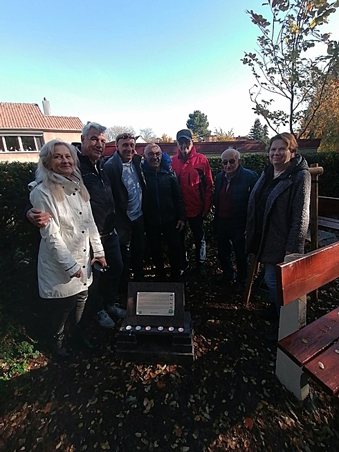 Sockeleinweihung am Franzosengrab 24.10.2024