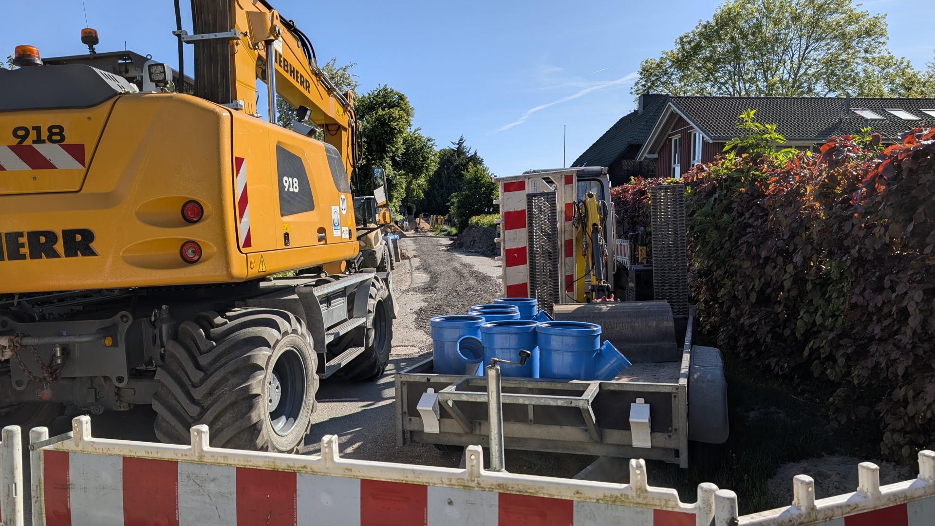 Baustelle in der Gärtnerstraße