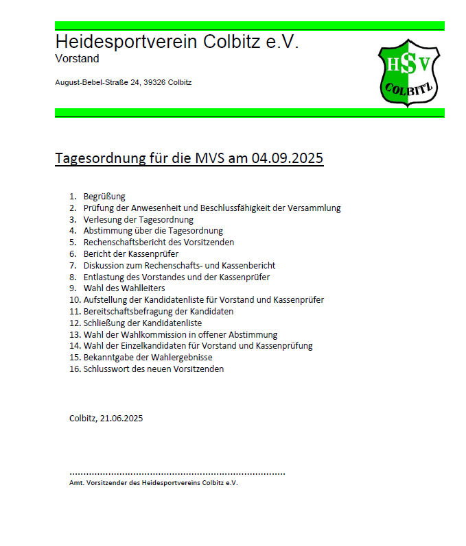 Tagesordnung2025