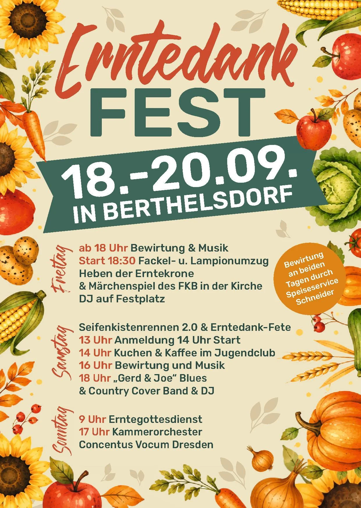 Erntedankfest Berthelsdorf