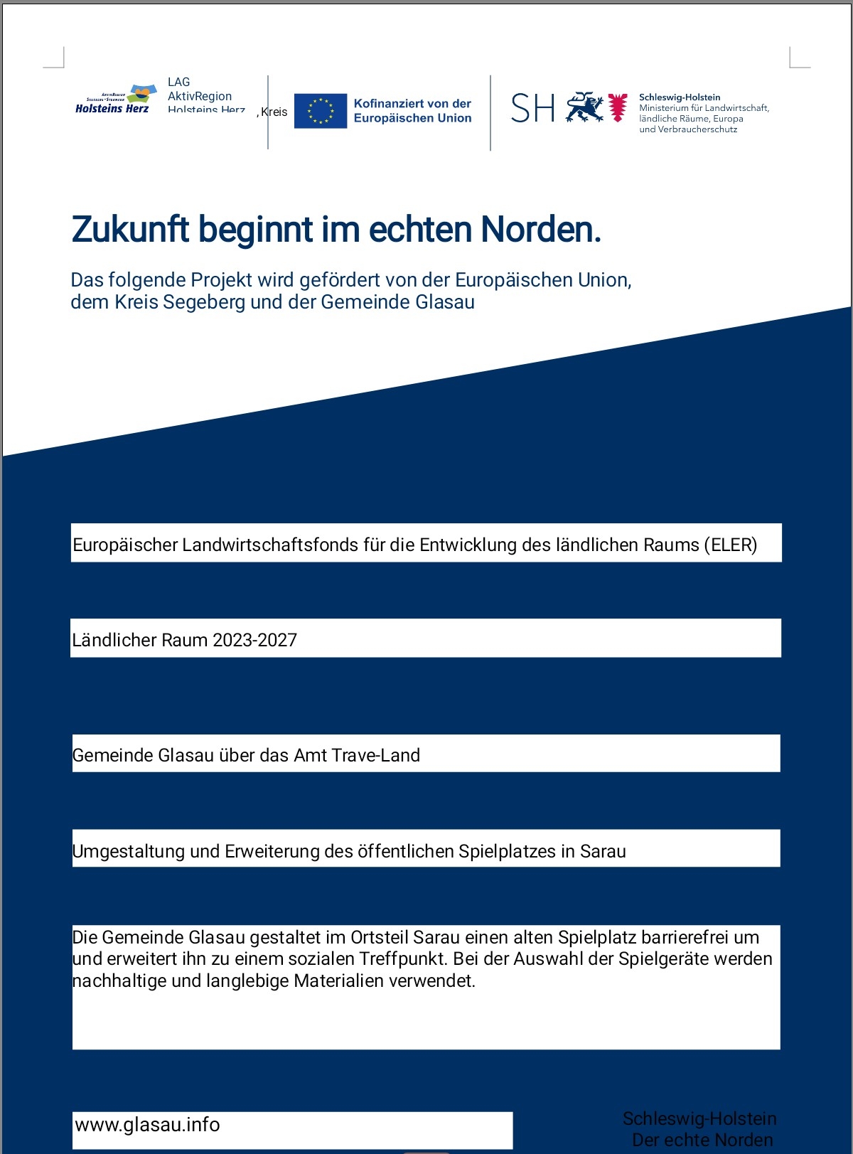 Förderschild
