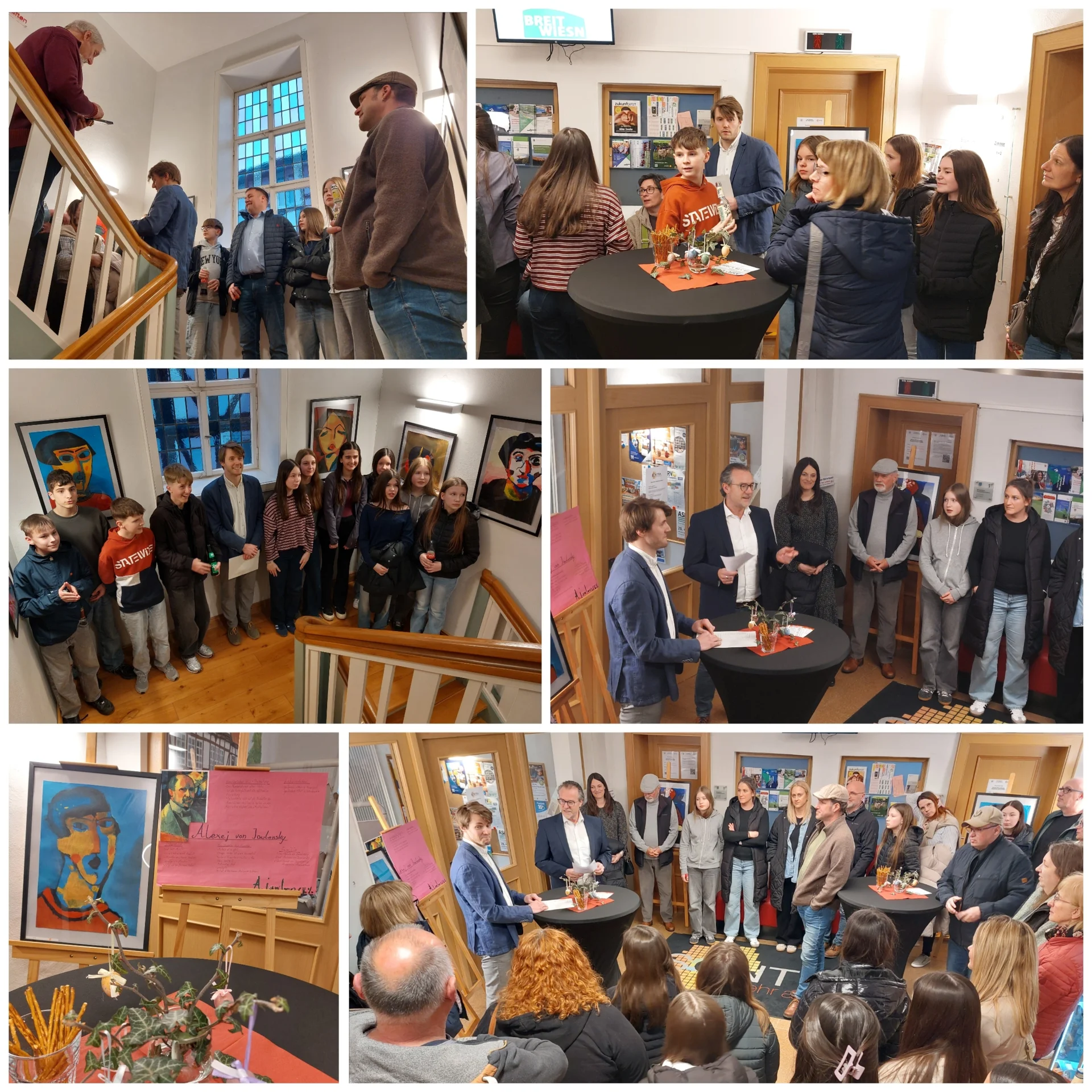 Kunst im Rathaus - 7G der AvT-Schule
