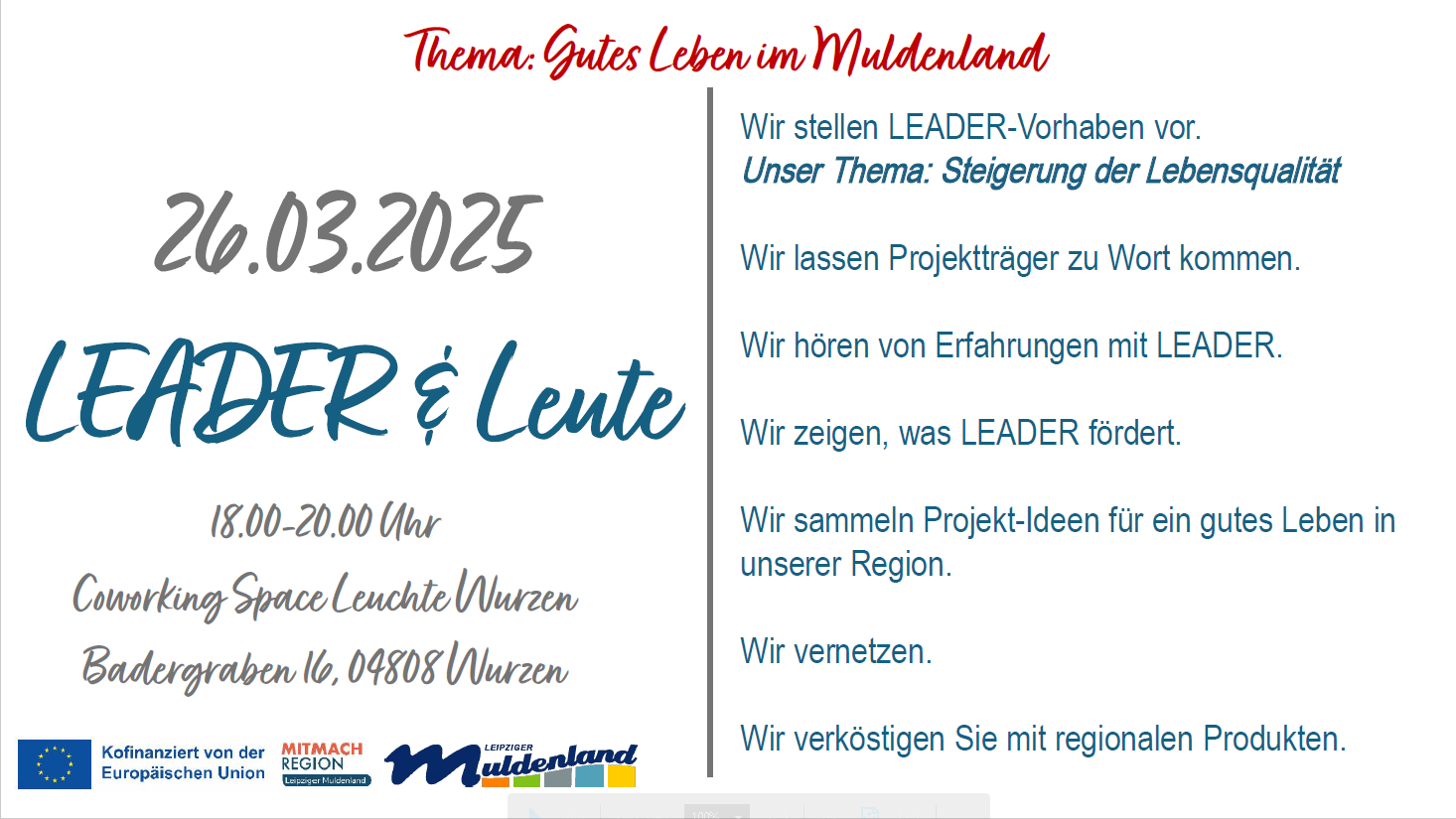 LEADER und Leute 1