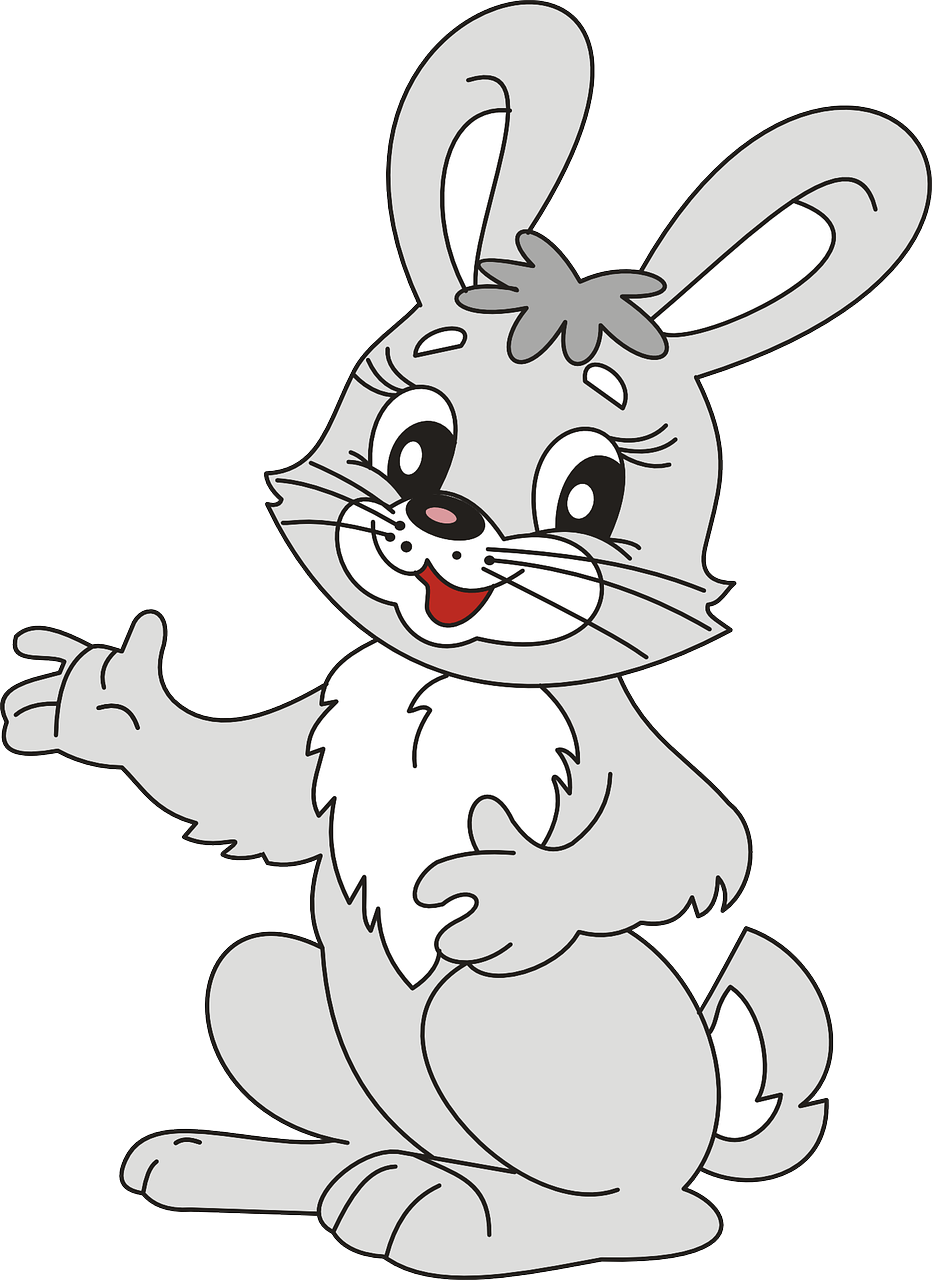 OpenClipart-Vectors auf Pixabay - bunny-g86542f273_1280