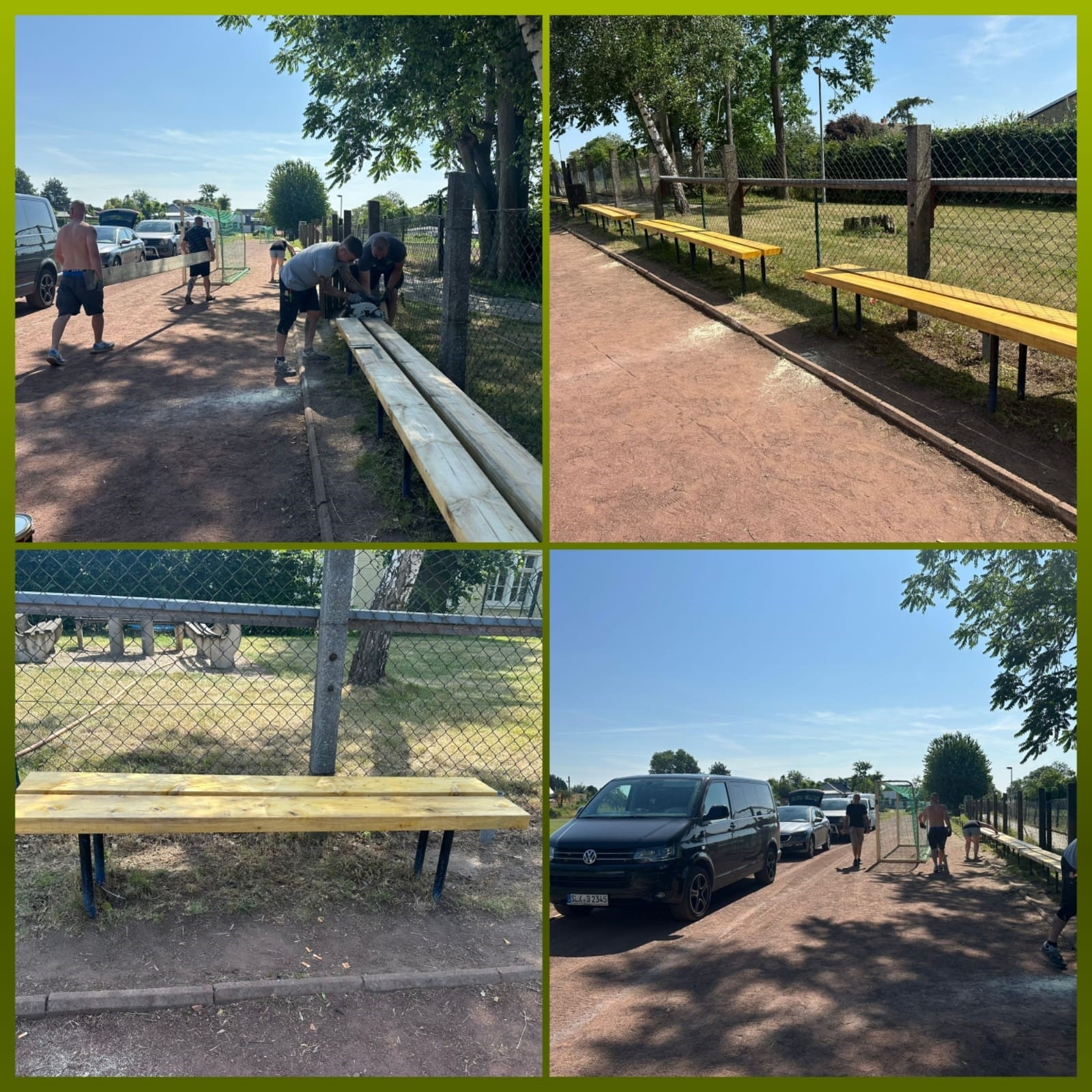 Arbeitseinsatz Sportplatz Wolmirsleben