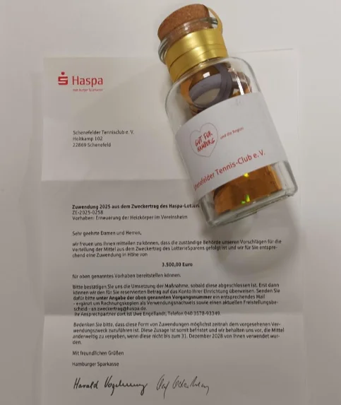 Zuwendung Haspa