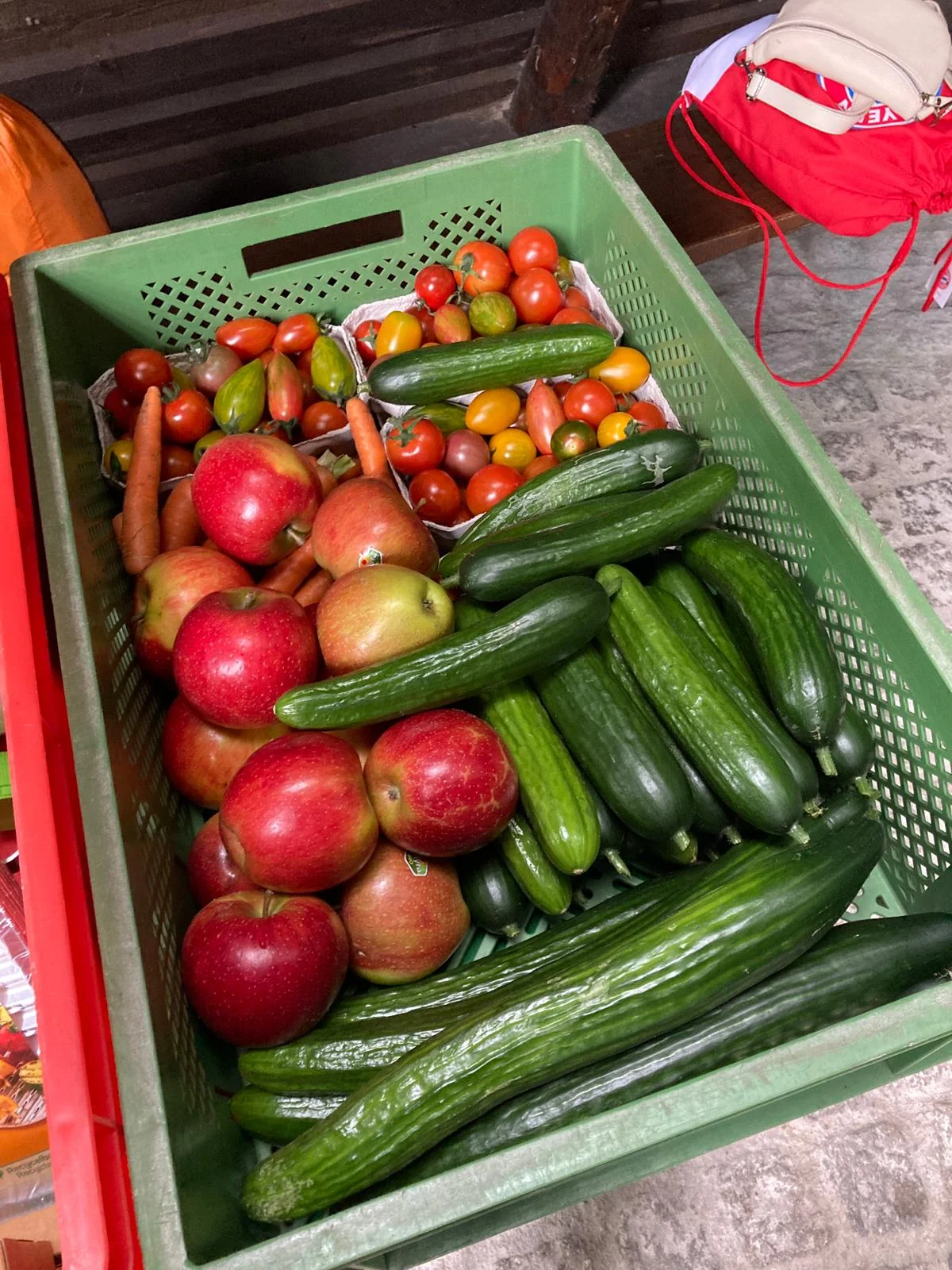 Leckeres Obst und Gemüse von Grünkorb