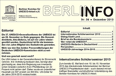 BERLIN INFO Nr. 56 Dezember 2013