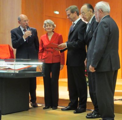 Foto zur Meldung: 20 Jahre "Memory of the World" Festakt der Deutschen UNESCO-Kommission im Auswärtigen Amt Berlin