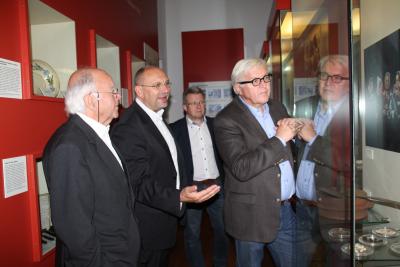 Frank-Walter Steinmeier besuchte die Reckahner Museen (Bild vergrößern)