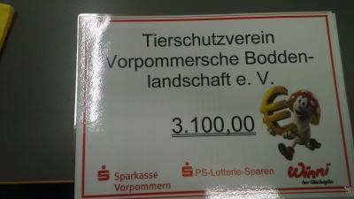 Foto zur Meldung: Spende der Sparkasse Vorpommern Foto zur Meldung: Spende der Sparkasse Vorpommern