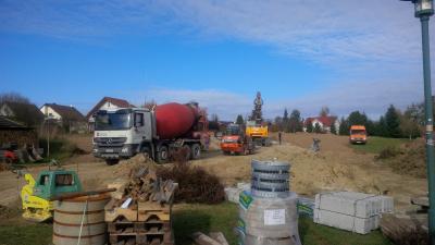 Erschließungsarbeiten für das Baugebiet Buschhorn, 8. Erweiterung (Bild vergrößern)