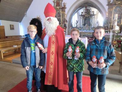 Foto zur Meldung: Nikolaus ist zu Besuch in Miltach