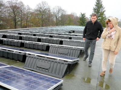 Foto zu Meldung: Photovoltaikanlage versorgt das Amtsgebäude mit Strom