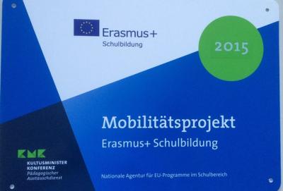 Foto zur Meldung: Erasmus+    jetzt endlich auch an der IGS