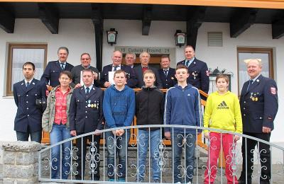Foto zur Meldung: Die Feuerwehr Moosbach wählte die Kommandanten und eine neue Vorstandschaft
