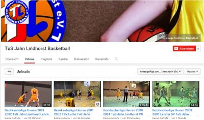 Foto zur Meldung: Lindhorster Basketball erleben! - Auf YouTube