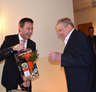 Jägermeister für den Jägermeister: Siegfried Woick hat Geburtstag