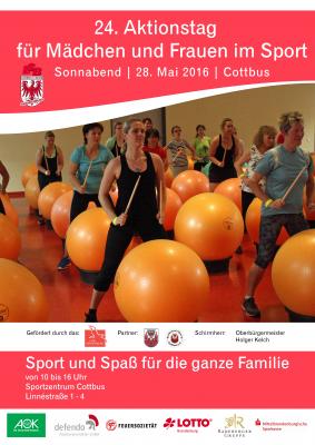 Voll im Trend: Buntes Sportfest für Mädchen und Frauen in Cottbus (Bild vergrößern)