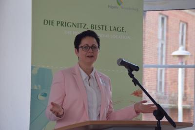 Eröffnung|Begrüßung: Bürgermeisterin Annett Jura, Stadt Perleberg