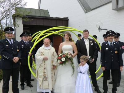 Foto zur Meldung: Hochzeit von Christina und Martin Haimerl