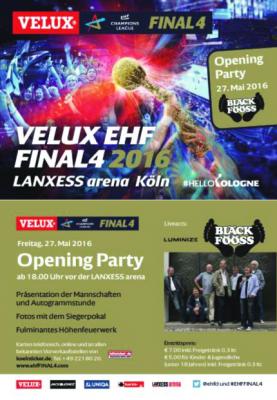 Große Show am 27. Mai 2016 als Auftakt zu Europas größtem Handball-Event