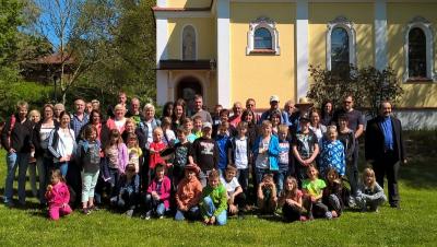 Foto zur Meldung: Erstkommunionausflug der Pfarreiengemeinschaft in der Bayern-Park