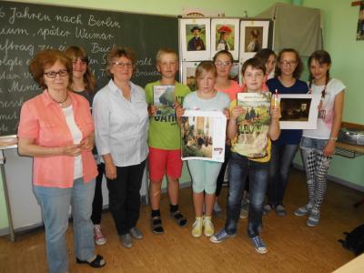 Auf den Spuren von Wilhelm Hasemann - Kunstunterricht einmal ganz anders ...... (Bild vergr&ouml;&szlig;ern)