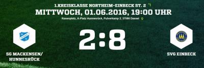 Fußball: Nichts zu holen gegen Einbeck, Sonntag kommt Harriehausen