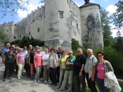 Die Führung in der mittelalterlichen Burg Niedzica war ein Erlebnis