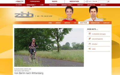 RBB testet Radtour zur Reformation in Jüterbog (Bild vergrößern)