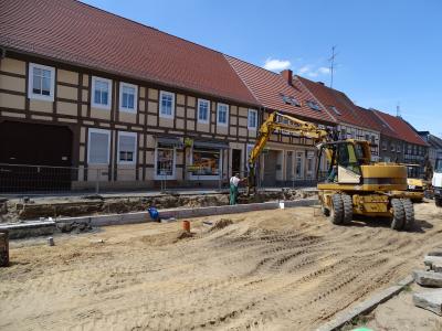 Vorschaubild zur Meldung: Aktueller Stand der Bauarbeiten in der J.-S,-Bach-Straße