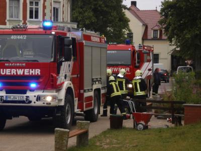 Foto zur Meldung: Alarm mit Feuerwehr