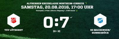 Fußball: Altherren feiern zweiten Sieg im zweiten Spiel - 7:0 in Lüthorst