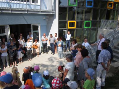 Einweihung des Neubaus am Kindergarten Kirchweg (Bild vergrößern)