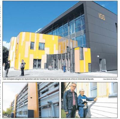 Foto zur Meldung: Stralsund macht die Schulen schick
