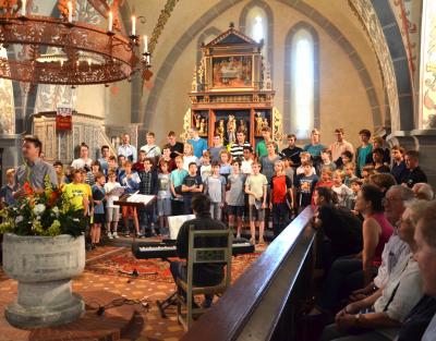 Der Staats - und Domchor in der Klettwitzer Kirche