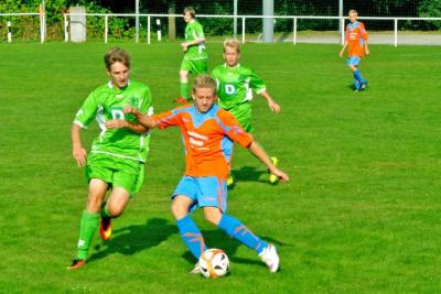 Foto zur Meldung: C-Junioren: Fußballkrimi in Weißenberg mit Happy End