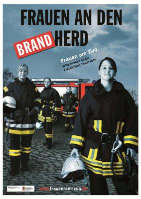Aktion "Frauen an den [Brand]Herd", Quelle: Deutscher Feuerwehrverband