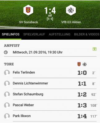 Foto zur Meldung: Senioren: Der VfB 03 steht in der dritten Pokalrunde