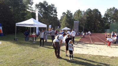 Foto zur Meldung: Willkommenssportfest in Borkheide