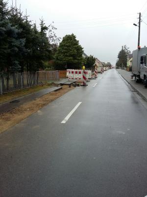 Waltersdorfer Straße bleibt weiterhin - weiterhin gesperrt (Bild vergrößern)