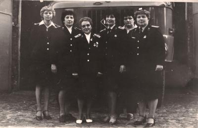 die Frauengruppe der FF Perleberg im April 1986