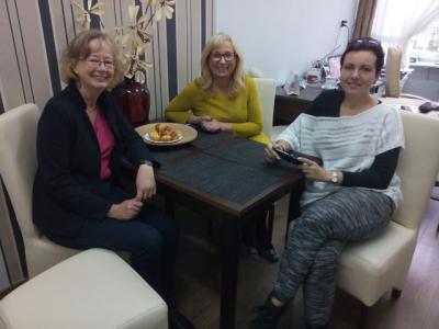 Von links: Maren Schramm, Jolanta Faryńska und Gabriela Pagowska-Nicolaj