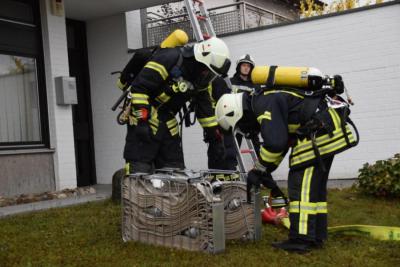 Feuerwehr Launsbach präsentiert sich bei Abschlussübung in Bestform