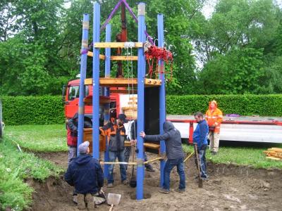 Foto zu Meldung: Neuer Kletterturm für Spielplatz