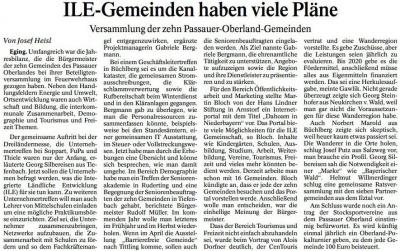 PNP-Bericht vom 06.12.2016, ILE-Versammlung der zehn Passauer-Oberland-Gemeinden