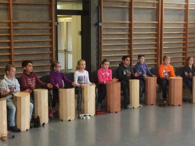 Foto zur Meldung: "Drum Circle" der Musikschule Kalimba