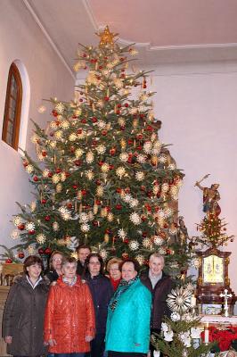 Ein herrlicher Weihnachtsbaum in der Schlosskirche