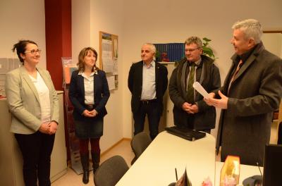 Vorschaubild zur Meldung: Kurstadtregion-Bürgermeister besuchen Standesamt in Bad Liebenwerda